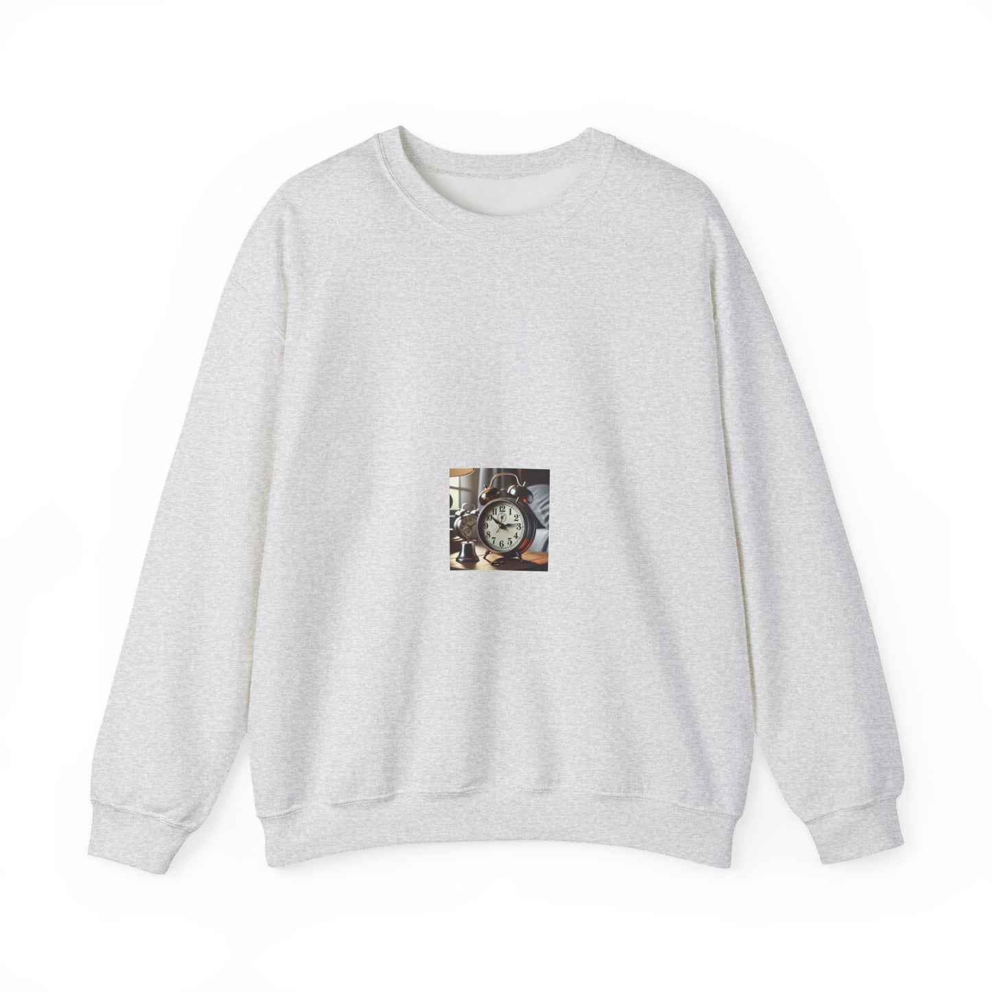 Vintage Alarm Clock Morning Routine Soft Sweatshirt