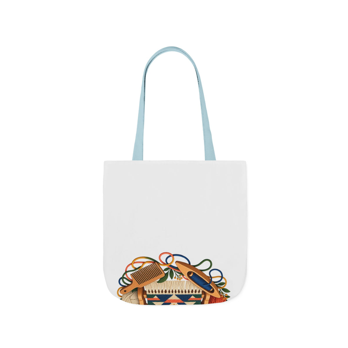 Geometric Hand Weaving Workshop Tote Bag