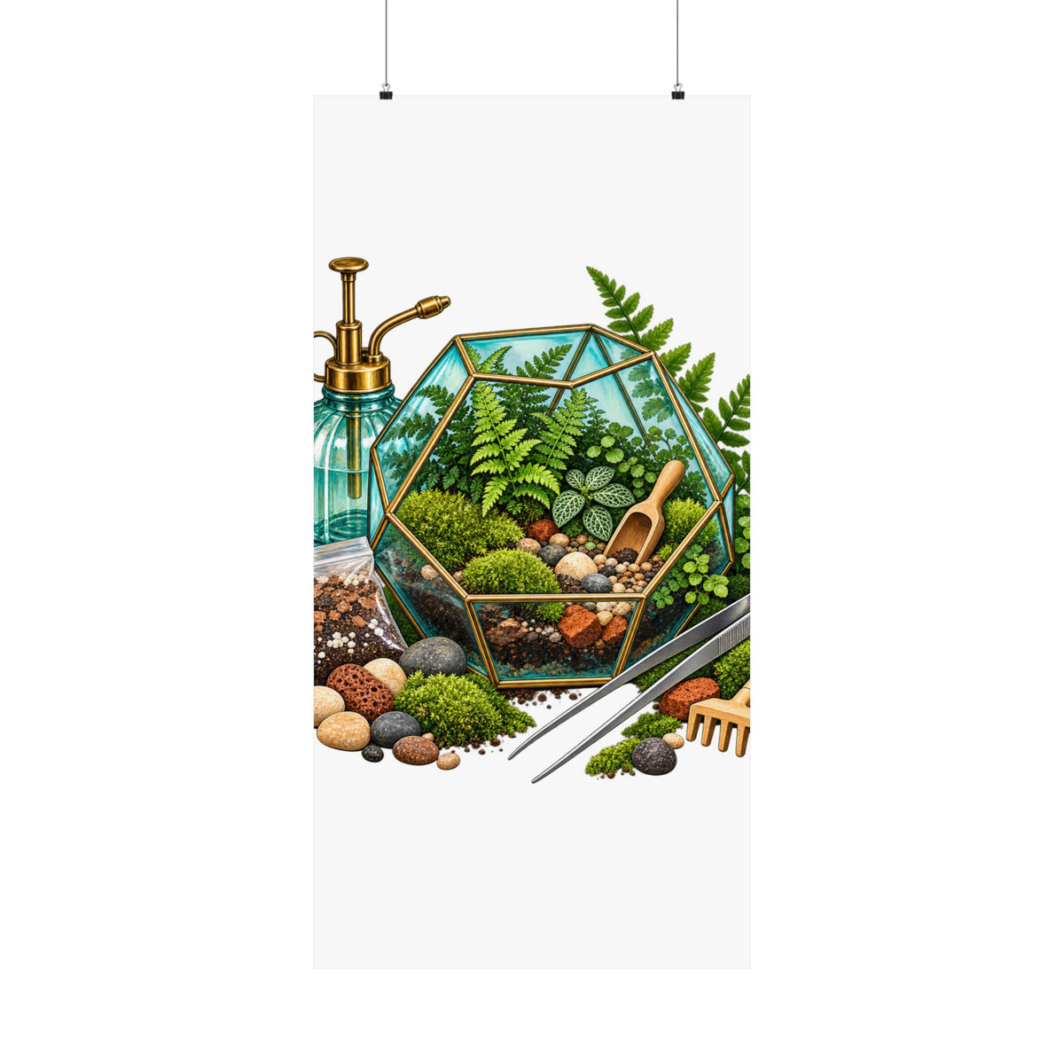 Fern Terrarium Building Workshop Poster