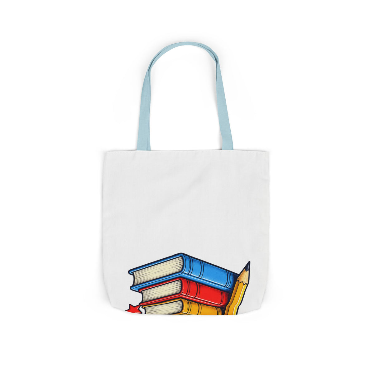 Retro School Books Apple Teacher Appreciation Tote Bag