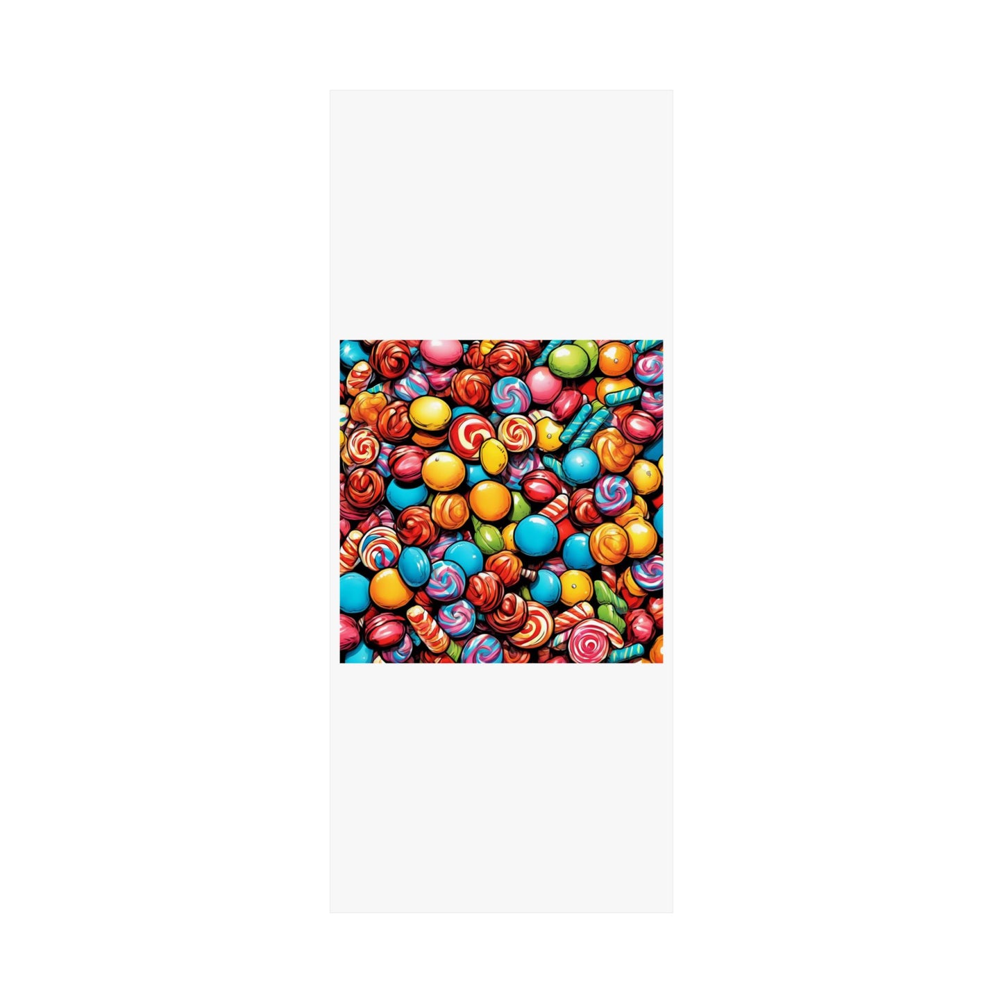 Colorful Candy Pattern Sweets Gift Art Poster