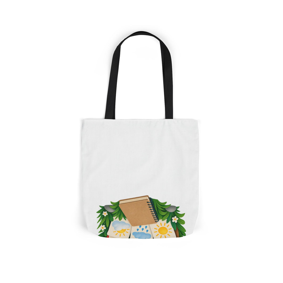 Colorful Backyard Weather Watching Kit Tote Bag