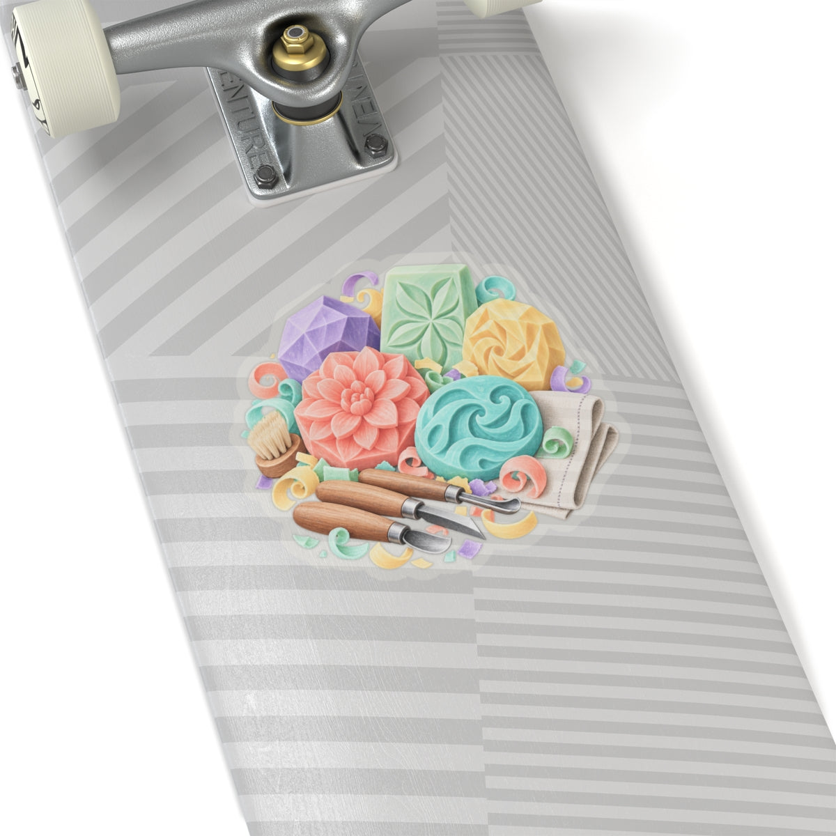 Colorful Soap Carving Workshop Sticker