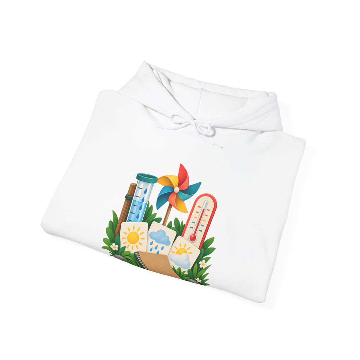 Colorful Backyard Weather Watching Kit Hoodie
