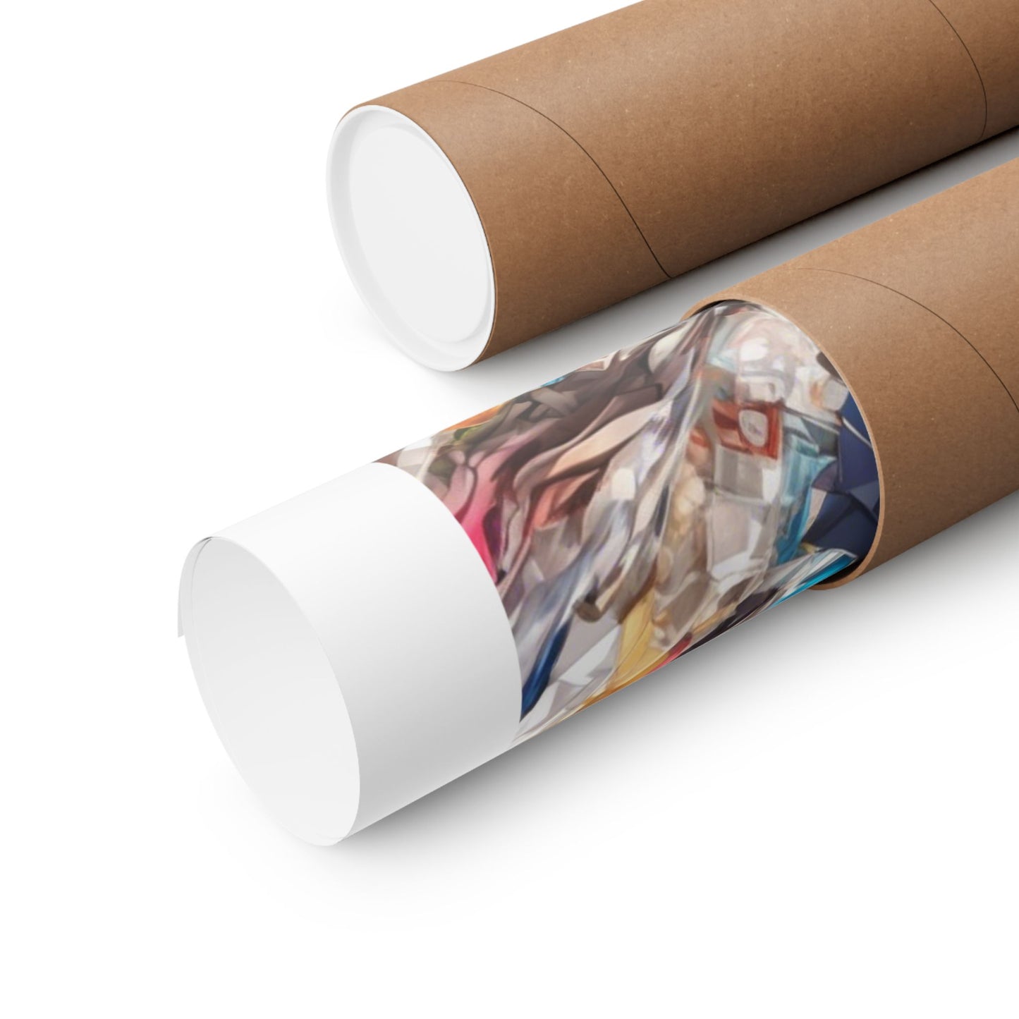 Recycling Day Anime Schoolgirl Eco Street Art Poster