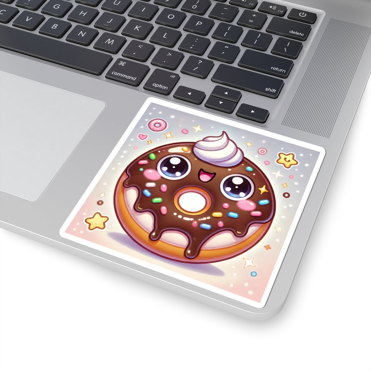 Kawaii Chocolate Donut Cute Dessert Art Sticker