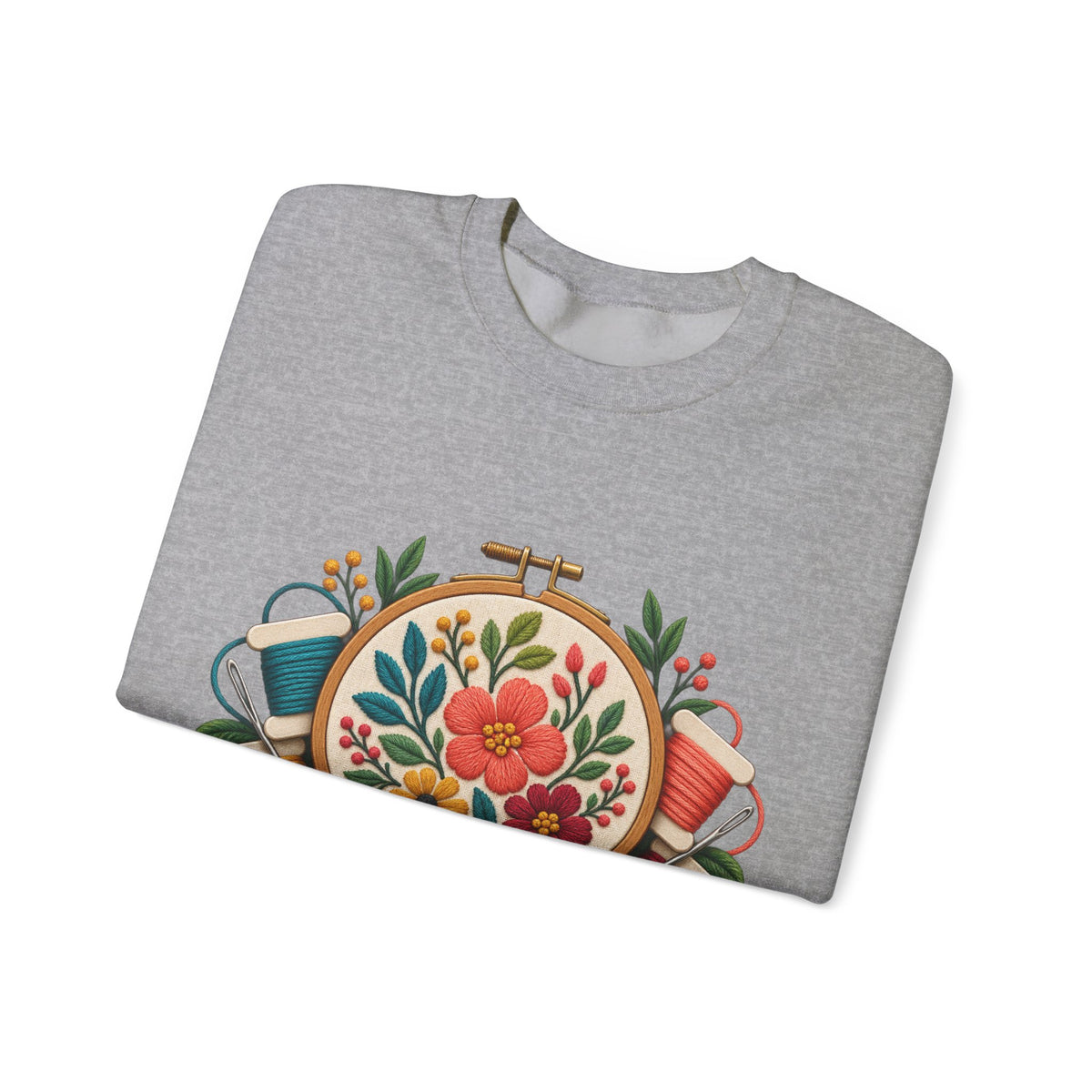 Botanical Embroidery Workshop Sweatshirt