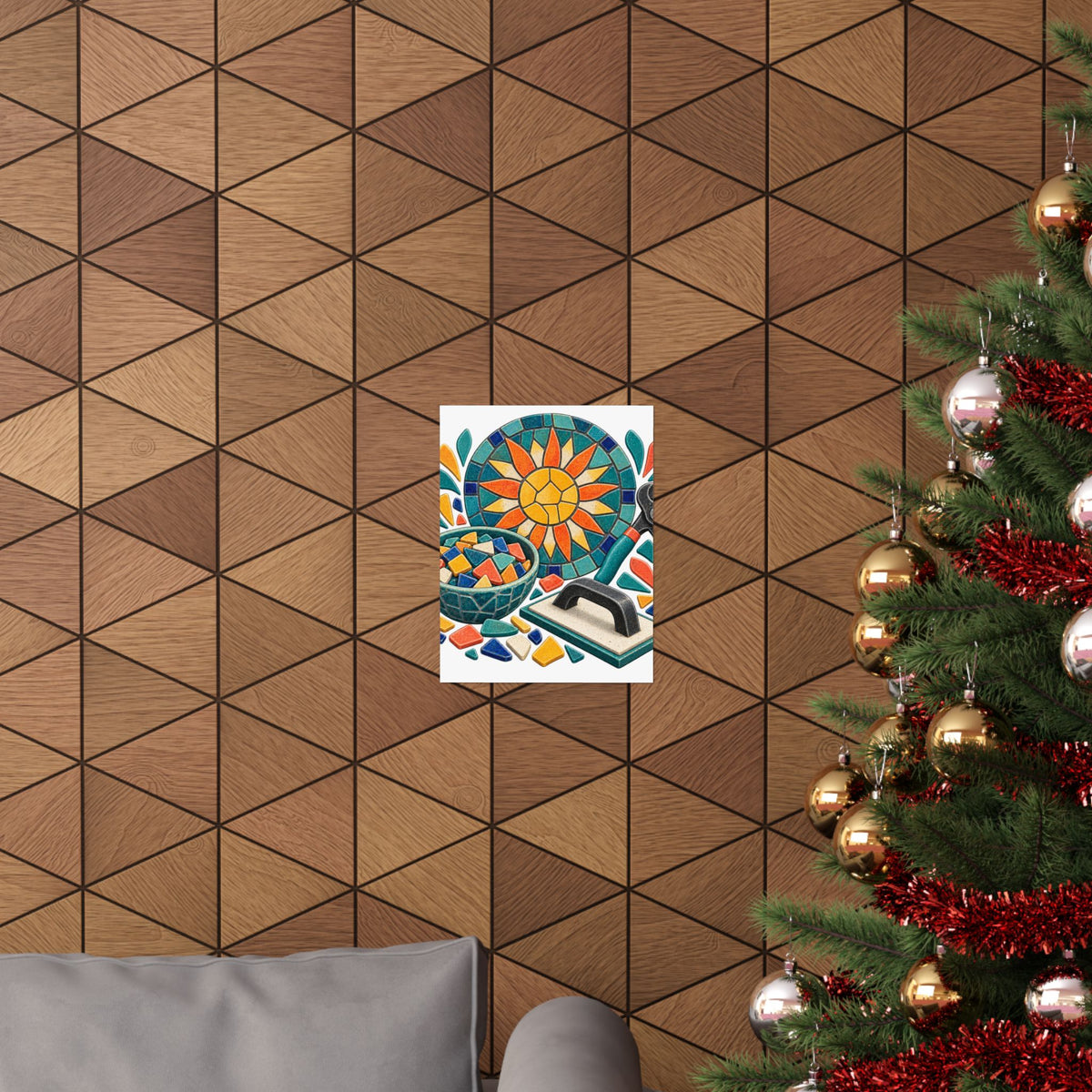 Sunburst Mosaic Making Workshop Poster