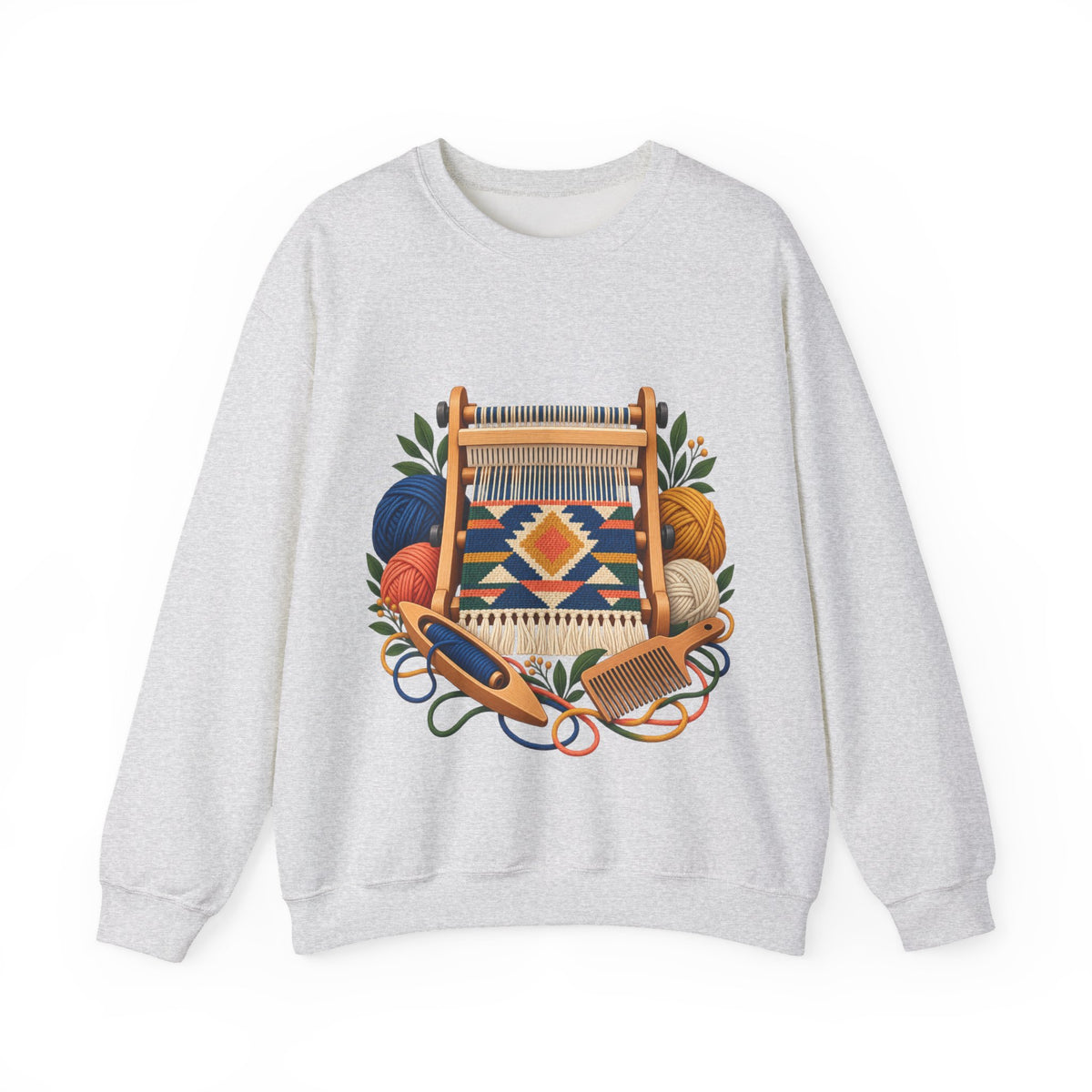 Geometric Hand Weaving Workshop Sweatshirt