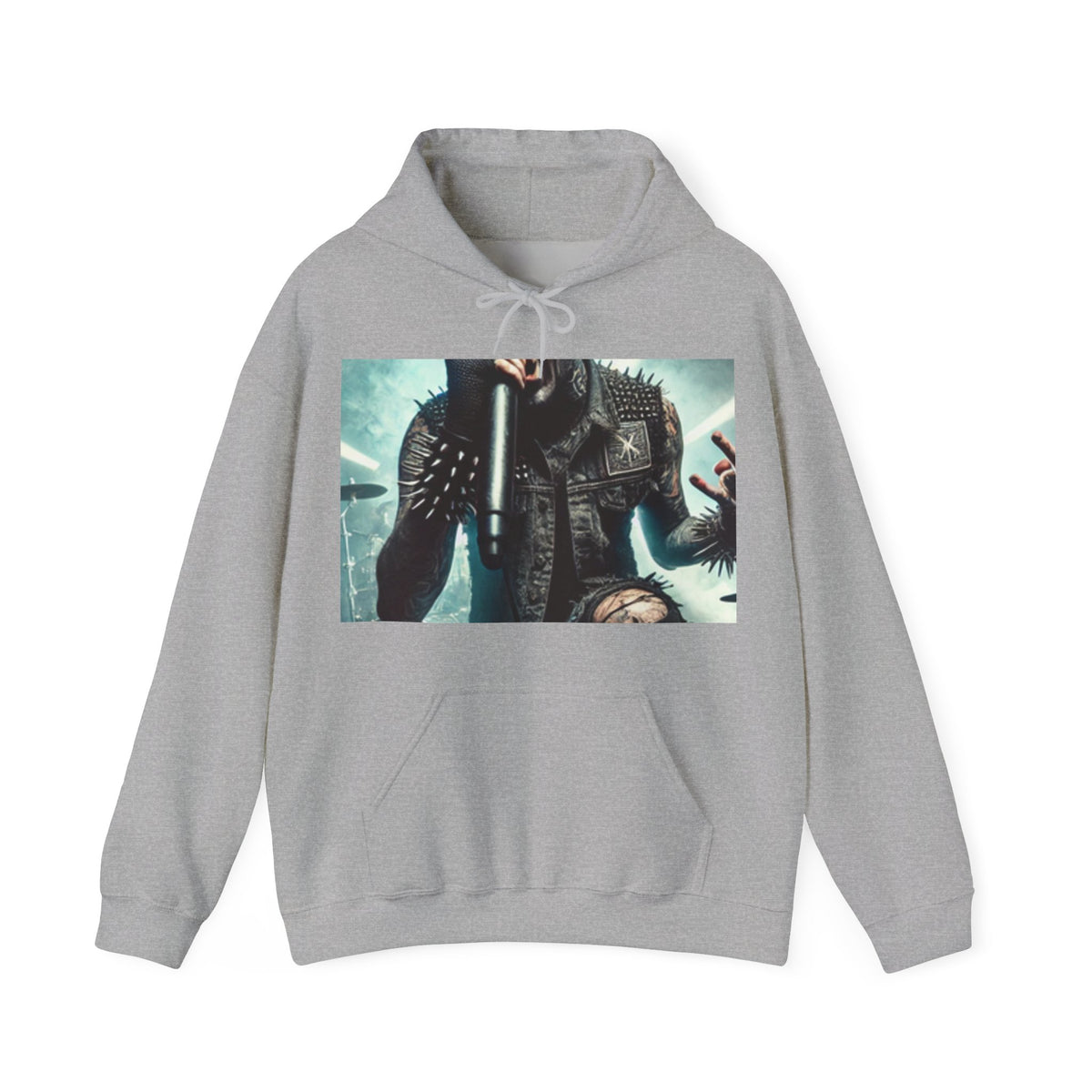 Punk Rock Vocalist Stage Energy Cozy Music Hoodie