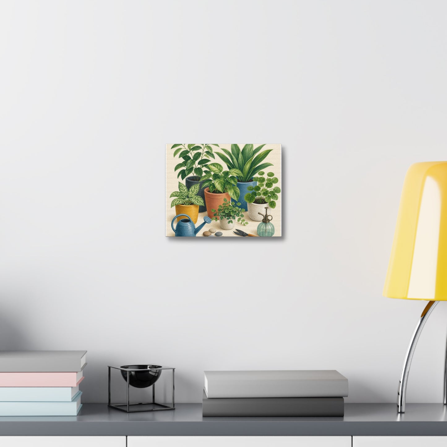 Calm Indoor Houseplant Collection Art Canvas Art