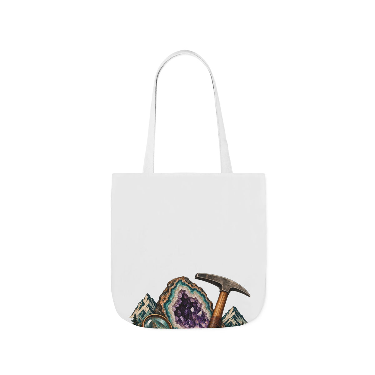 Vintage Geode and Rockhounding Field Kit Tote Bag