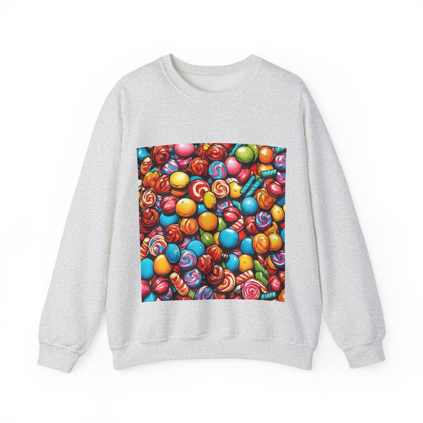Colorful Candy Pattern Sweets Gift Art Sweatshirt