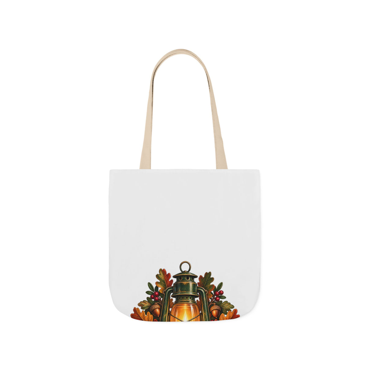 Autumn Oak Lantern and Acorns Tote Bag