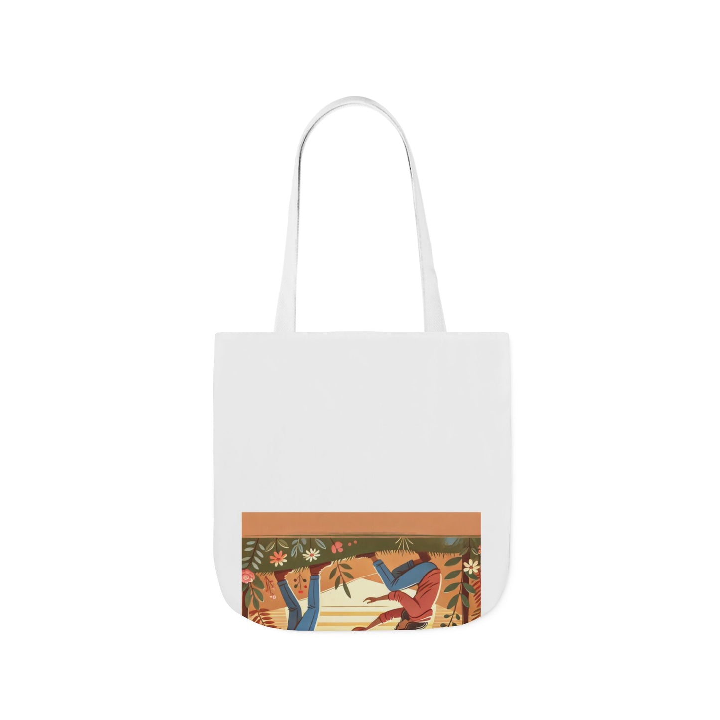 Helping Hands Sunset Garden Canvas Tote Bag
