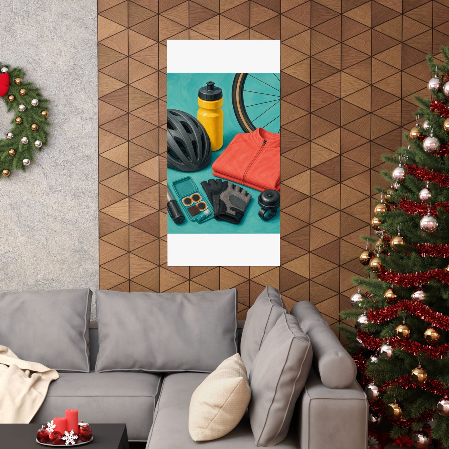 Colorful Cycling Gear Hobby Poster