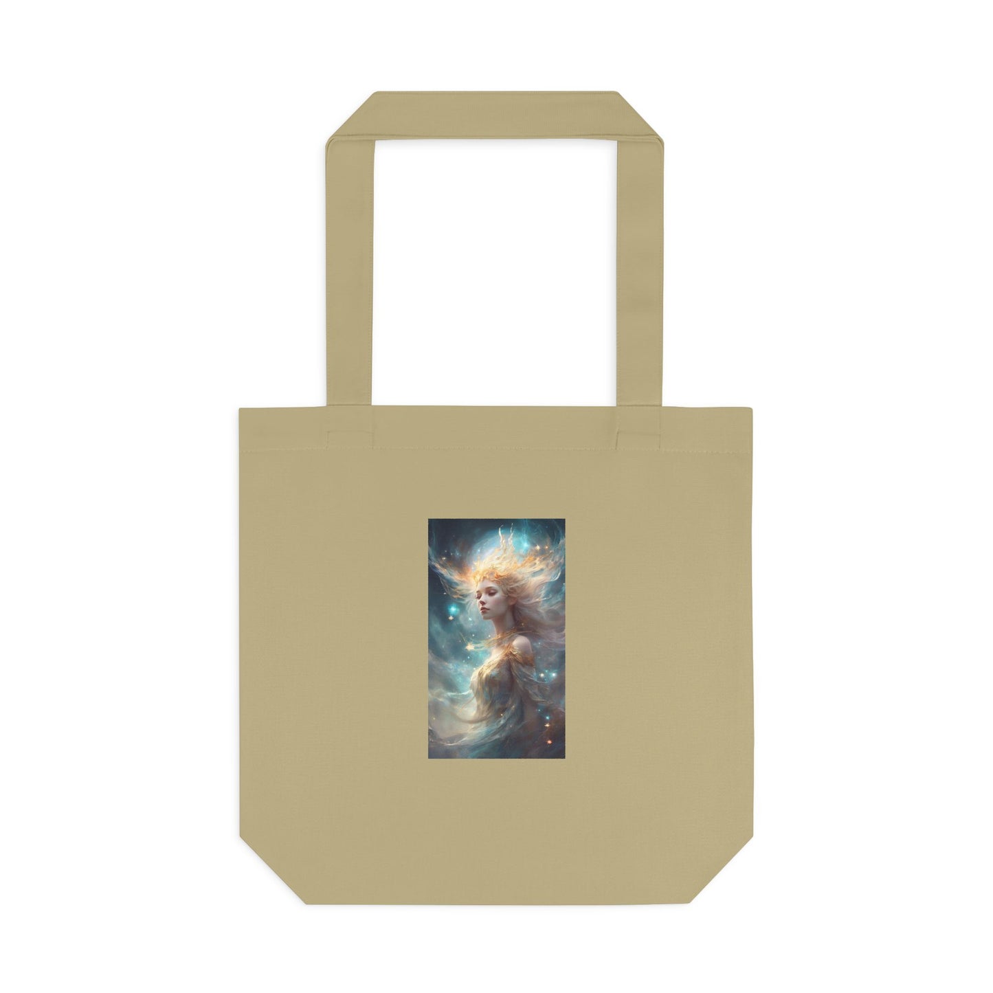 Solar Celestial Spirit Fantasy Portrait Tote Bag