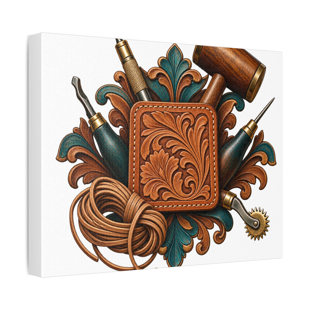 Traditional Leather Tooling Workshop Canvas