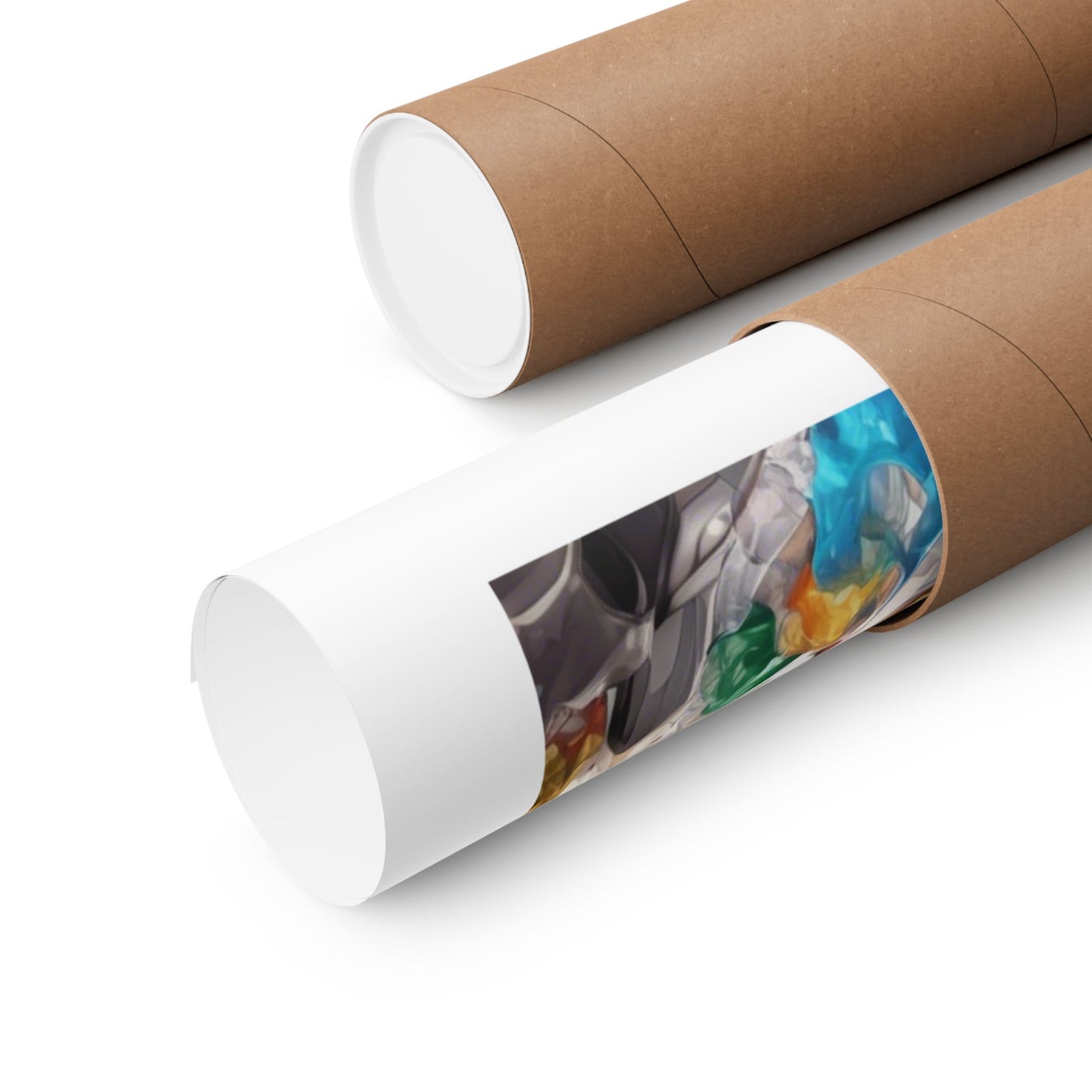 Recycling Day Anime Schoolgirl Eco Street Art Poster