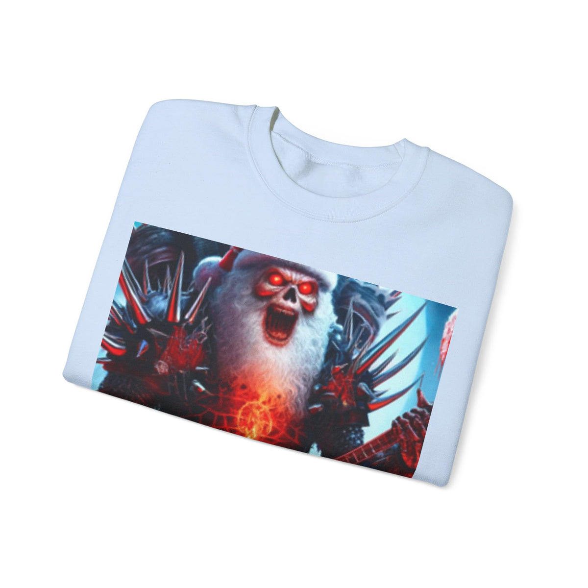 Heavy Metal Santa Holiday Concert Dark Sweatshirt