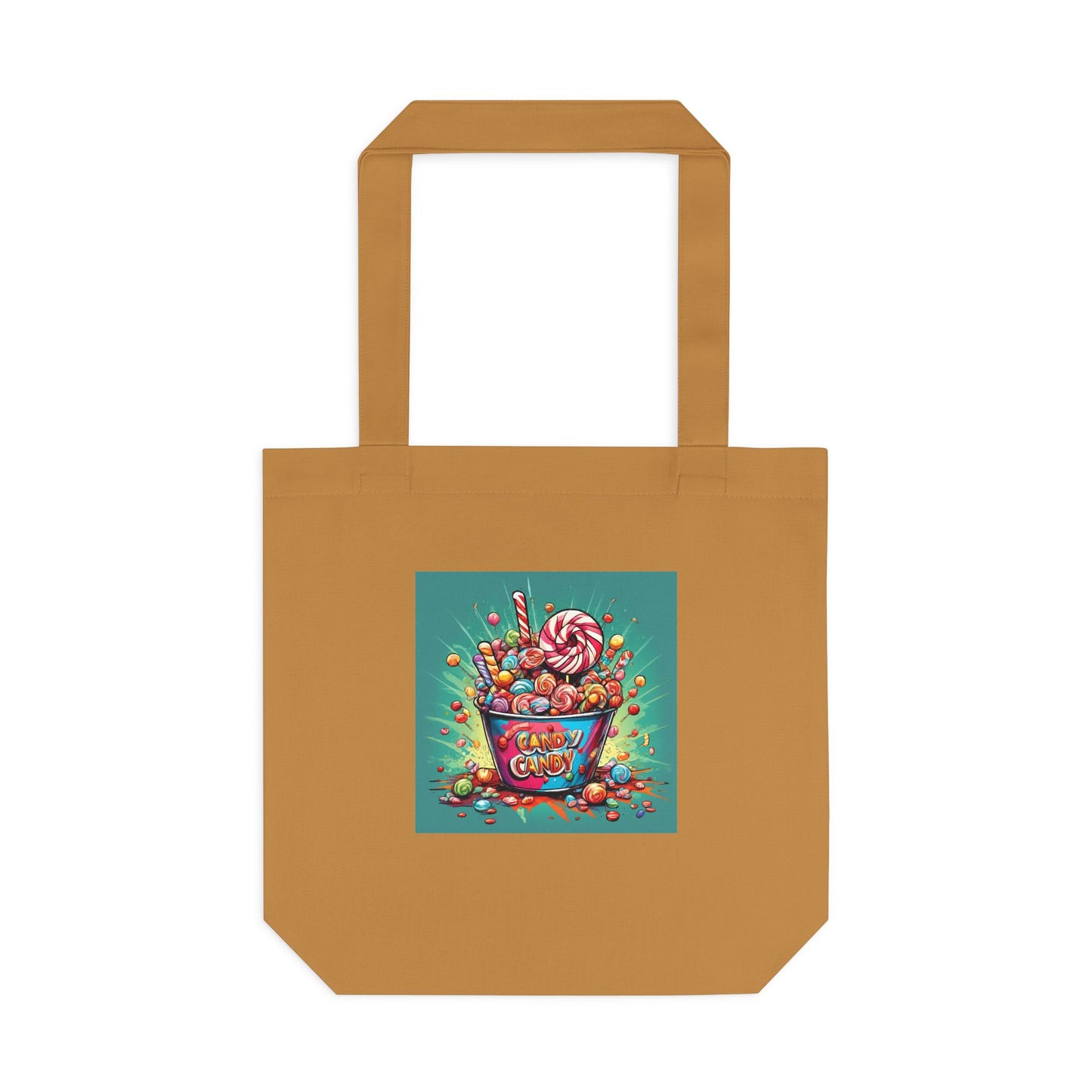 Holiday Candy Bucket Sweets Gift Art Tote Bag