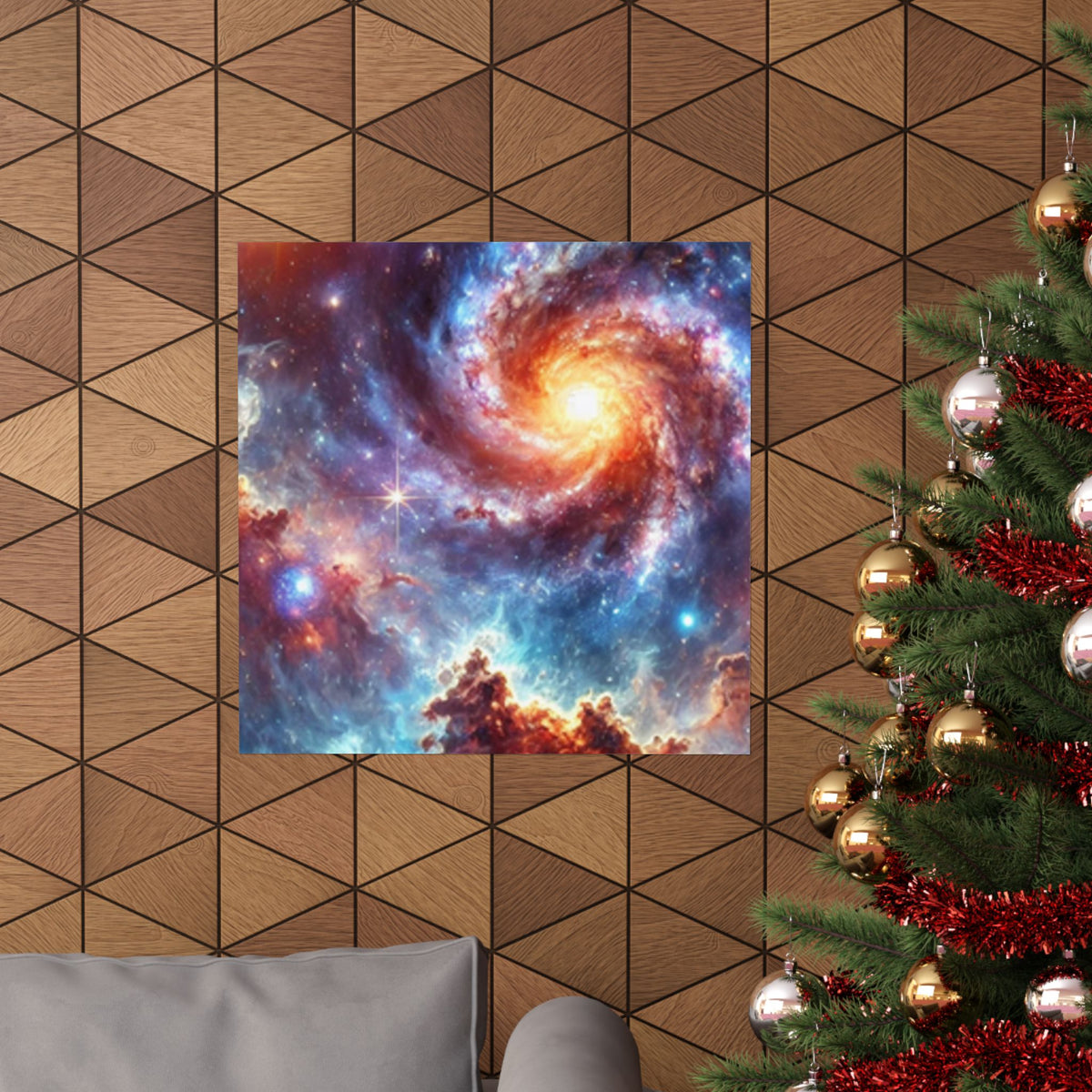 Galaxy Nebula Dreamscape Abstract Space Poster Wall Art Decor