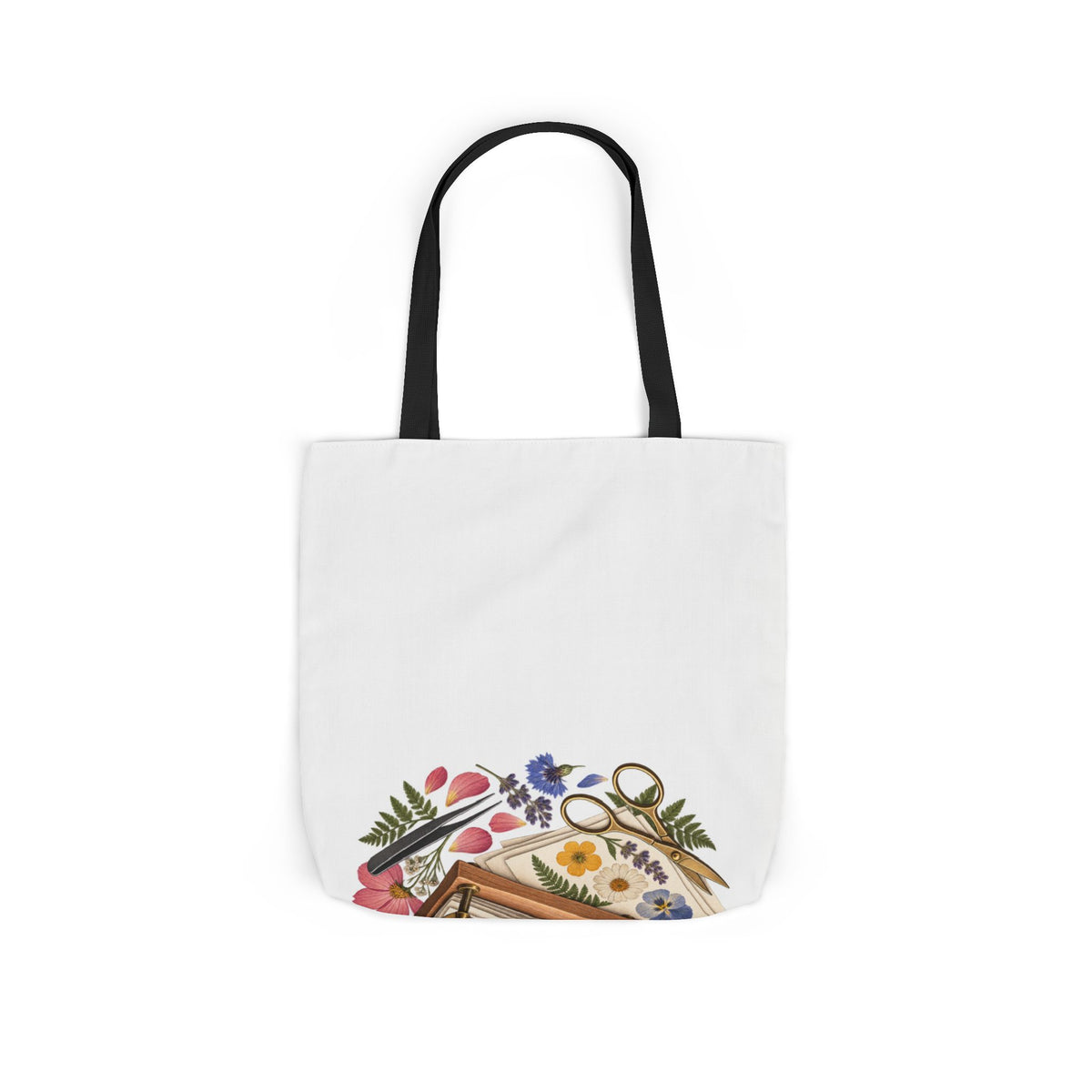 Botanical Flower Press Workshop Tote Bag