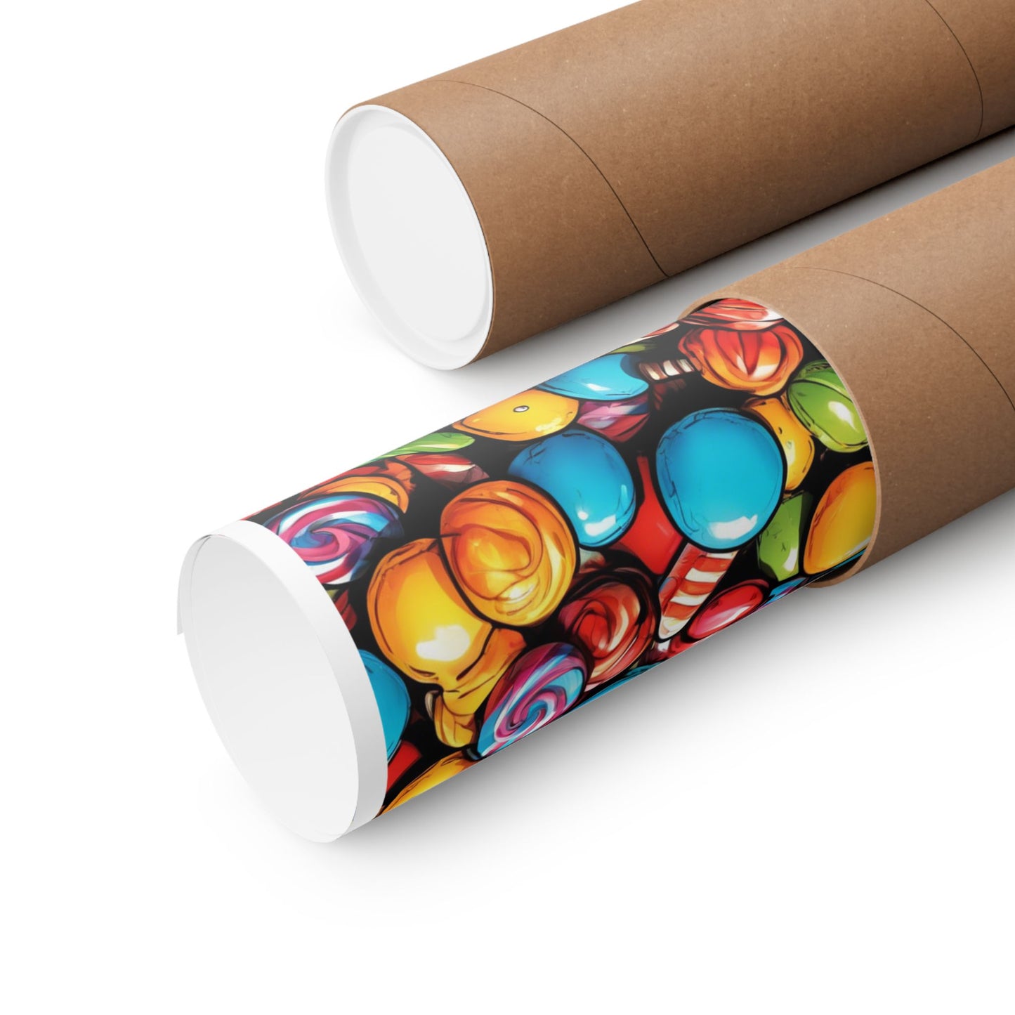 Colorful Candy Pattern Sweets Gift Art Poster