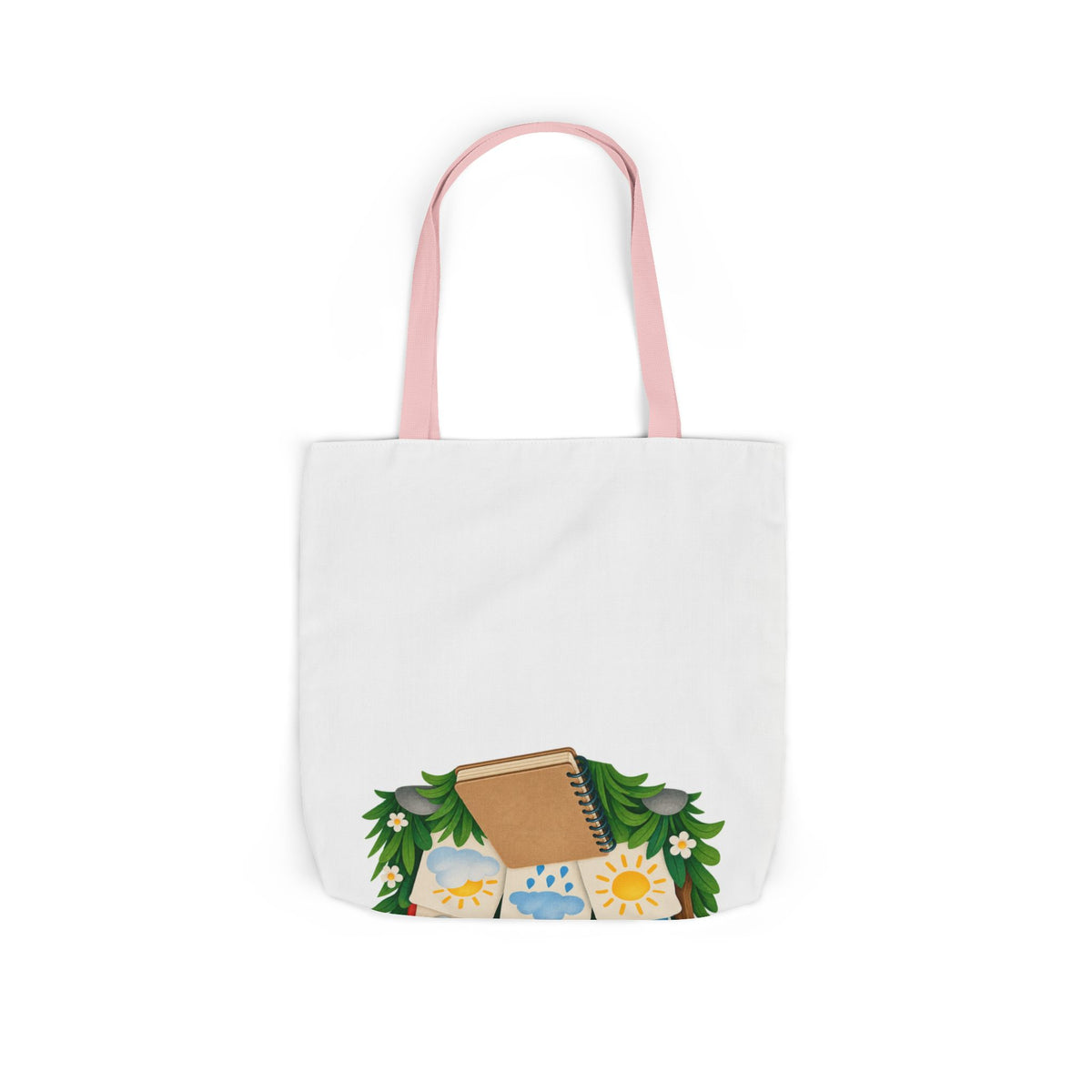 Colorful Backyard Weather Watching Kit Tote Bag