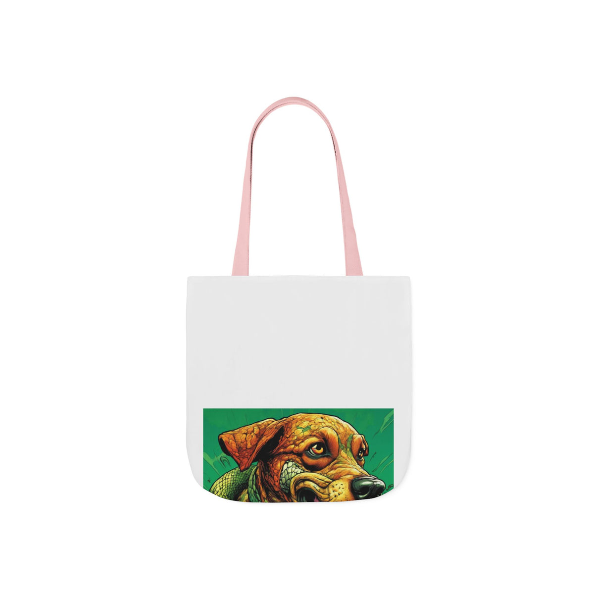 Serpent Guardian Dog Bold Fantasy Creature Tote Bag