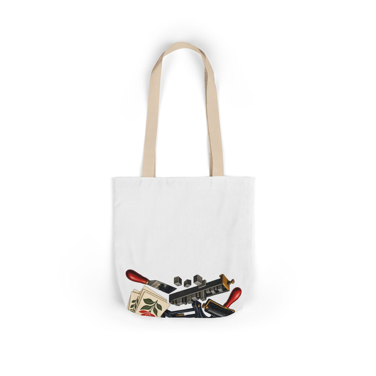 Botanical Letterpress Printshop Tote Bag