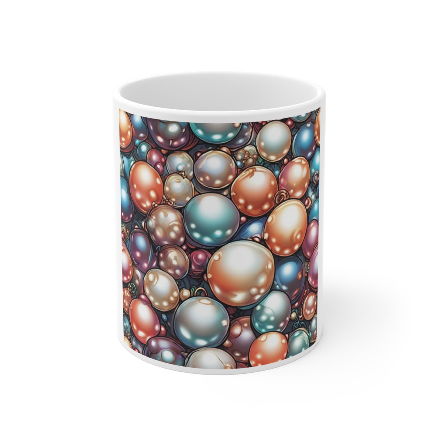 Glossy Orb Marble Abstract Gift Art Coffee Mug