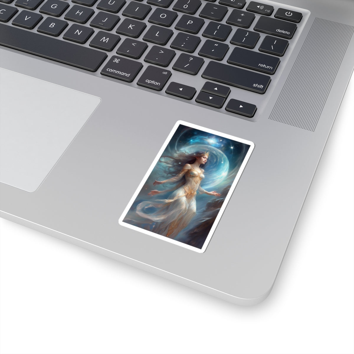 Lunar Celestial Queen Fantasy Portrait Sticker