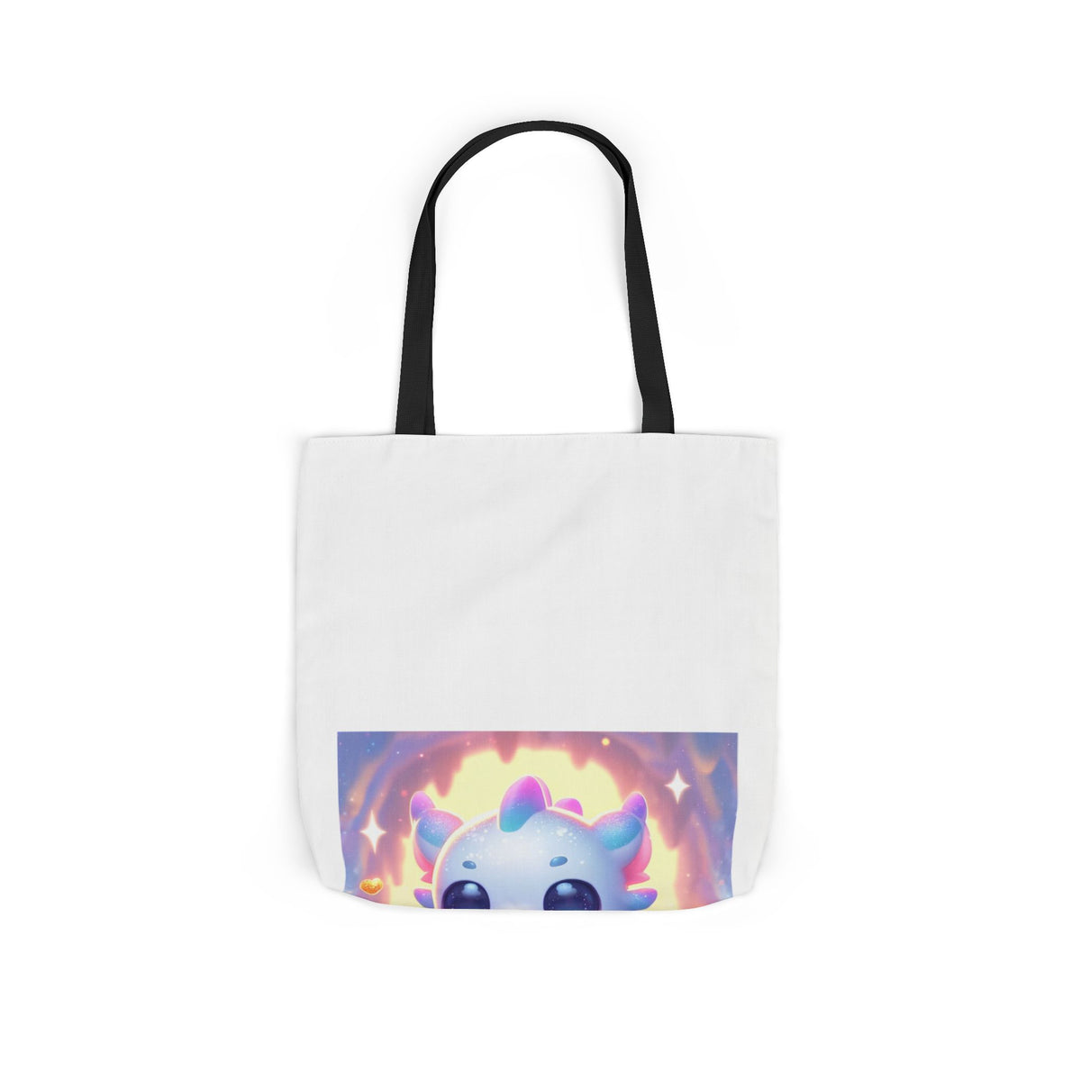 Pastel Treasure Dragon Kawaii Fantasy Canvas Tote Bag