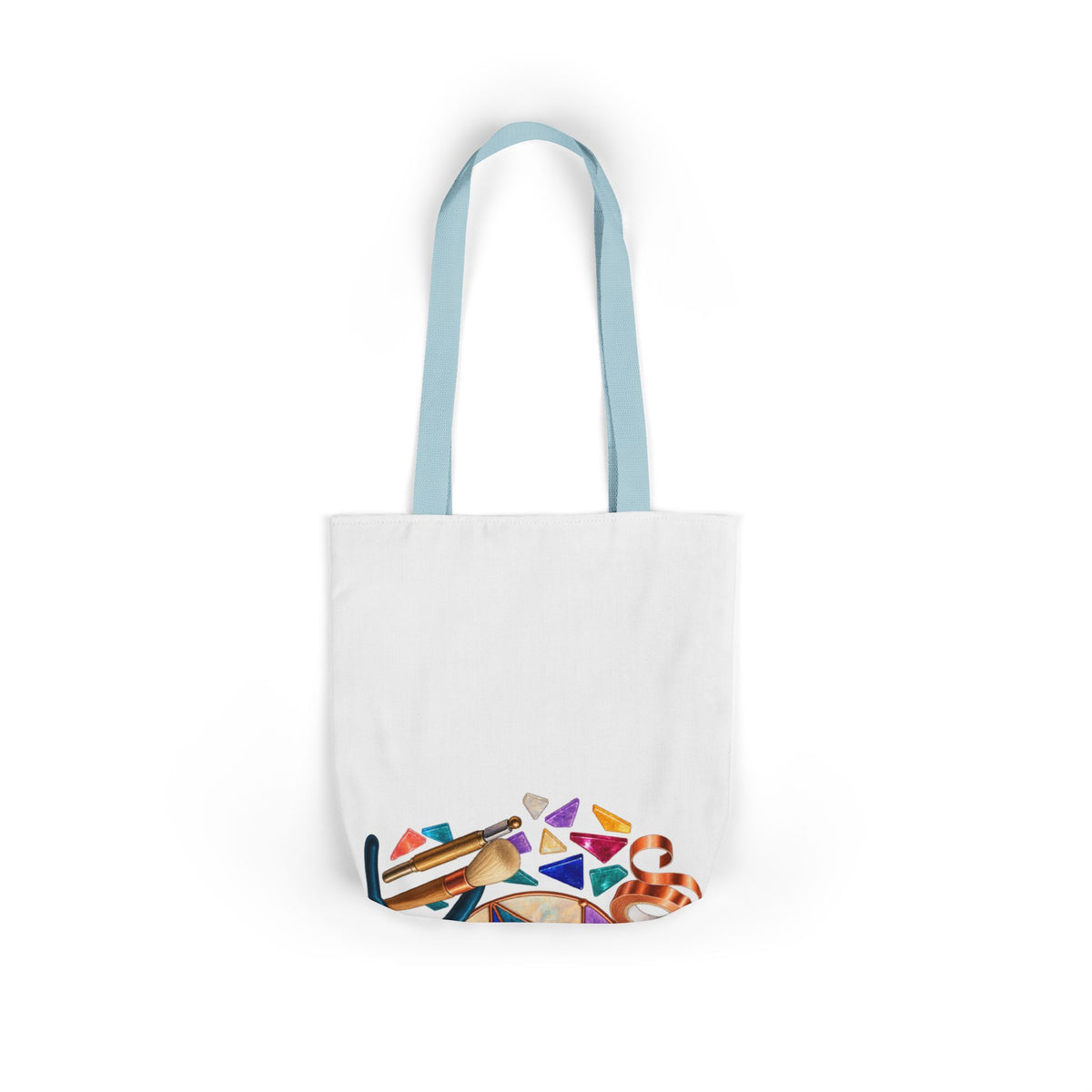 Abstract Stained Glass Suncatcher Workshop Tote Bag