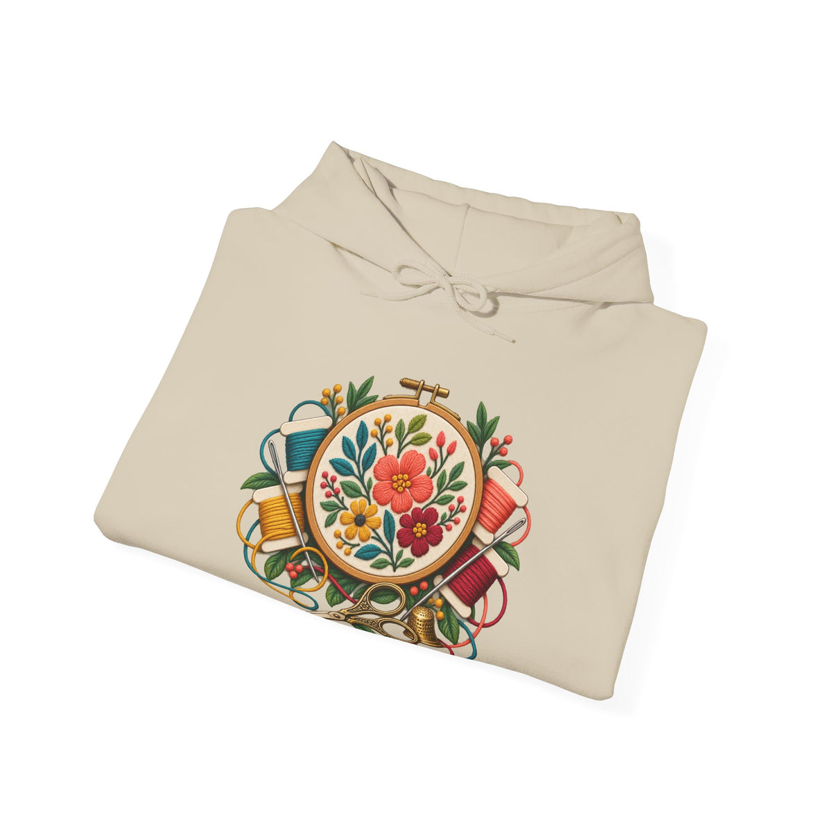 Botanical Embroidery Workshop Hoodie