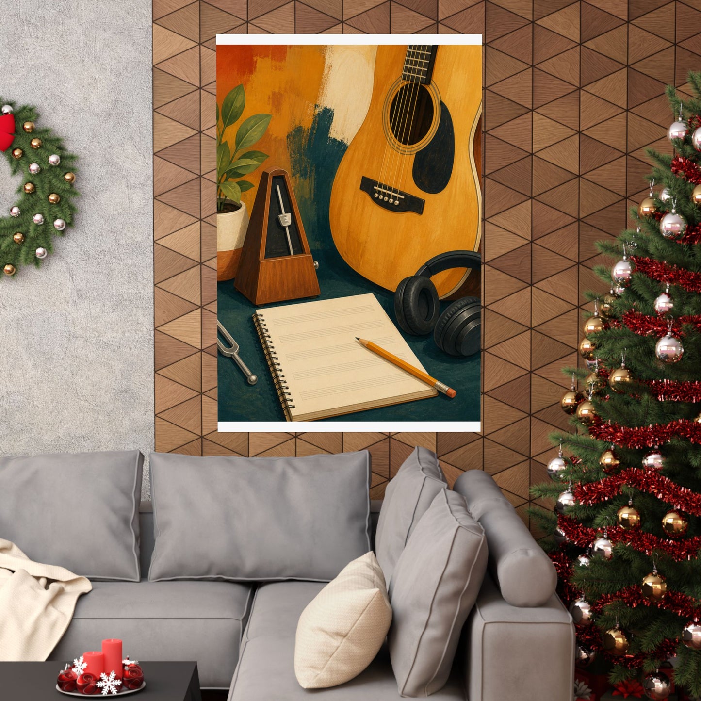Warm Music Practice Hobby Poster