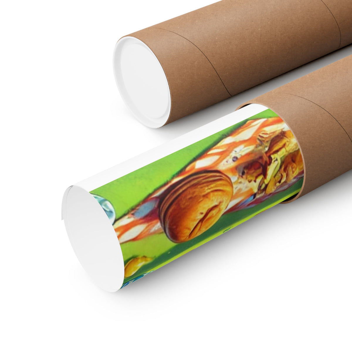 Chaotic Picnic Duck Funny Summer Wall Art Poster