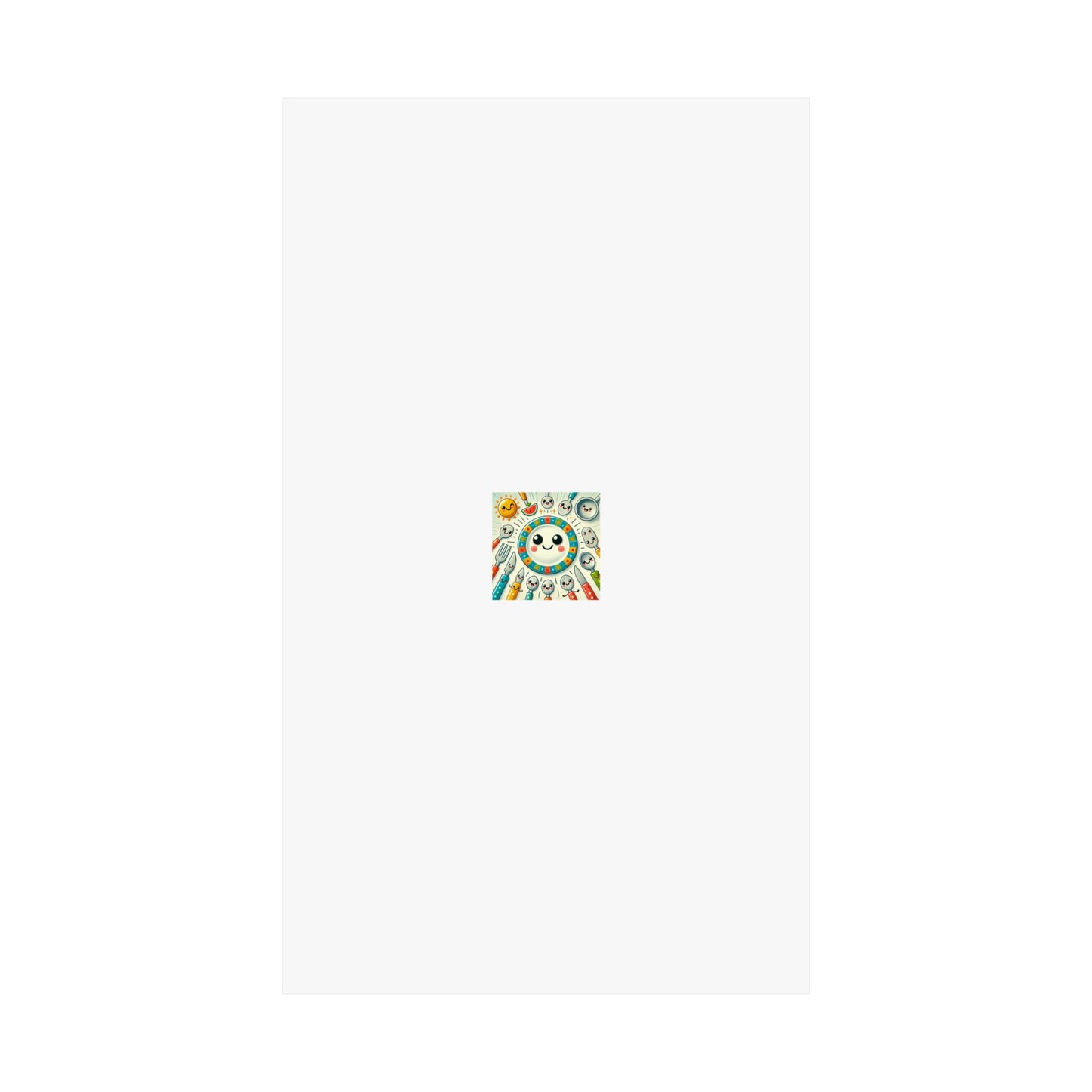 Happy Little Kitchen Club Kawaii Food Poster Kitchen Wall Art Decor