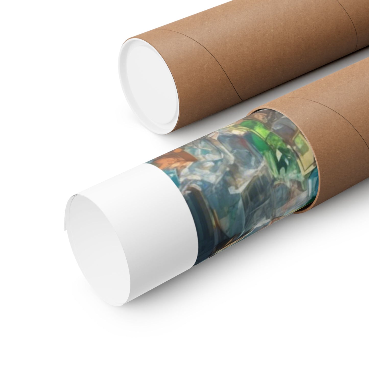 Urban Recycling Anime Friends Green City Wall Poster