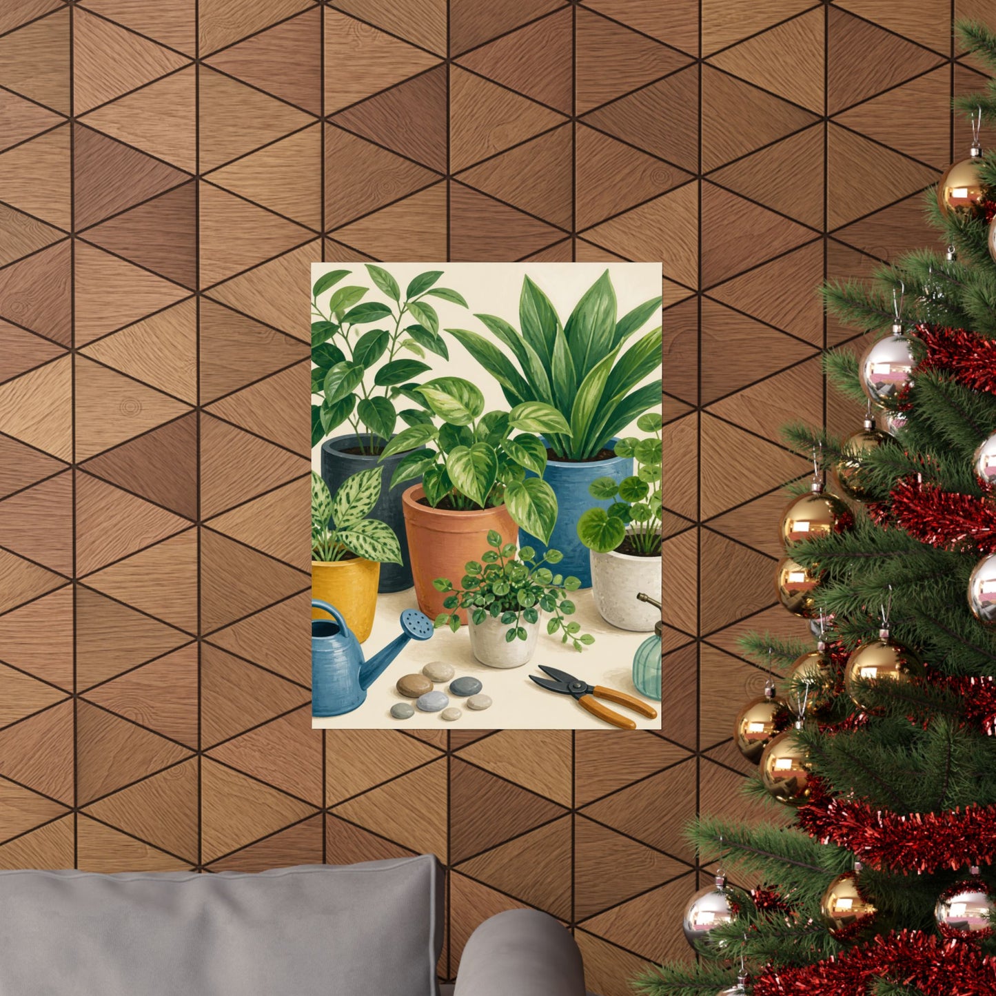 Calm Indoor Houseplant Collection Art Poster