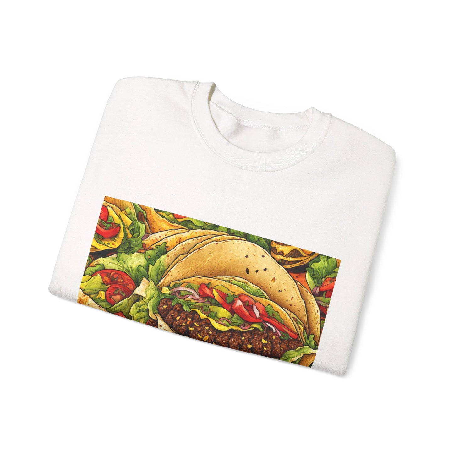 Stacked Taco Fiesta Foodie Gift Art Sweatshirt