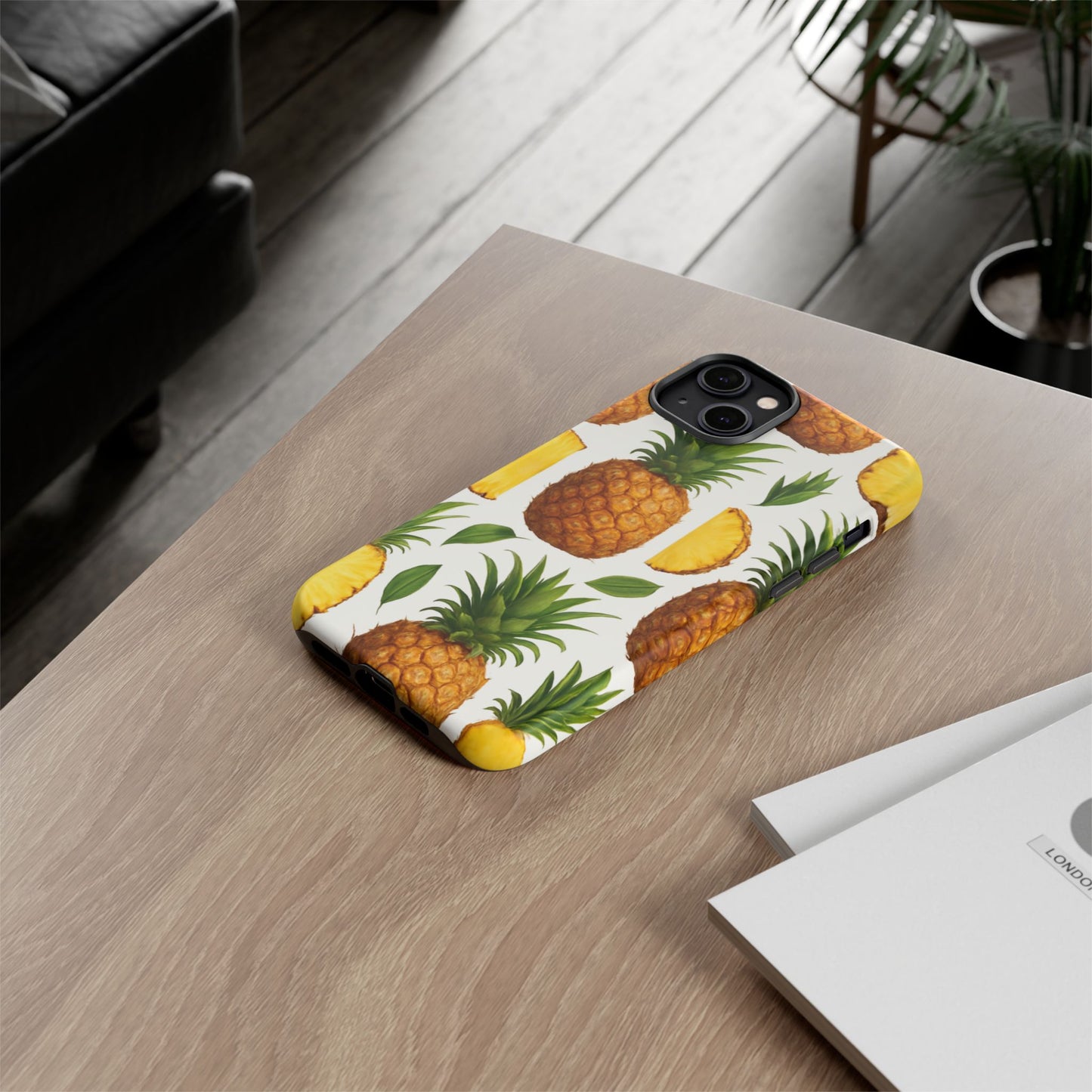 Pineapple Phone Case - Tough Cases, Tropical Phone Cover, Summer Vibe Accessories, Cute Pineapple Design, Fun Gift for Fruit Lovers