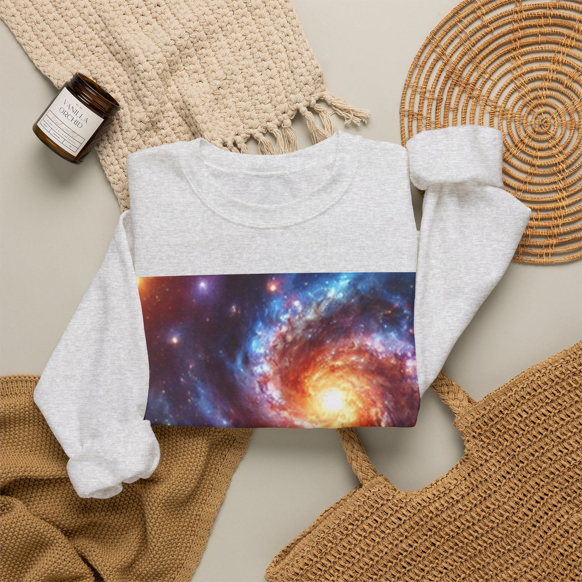Galaxy Nebula Dreamscape Abstract Space Crew Sweatshirt Gift