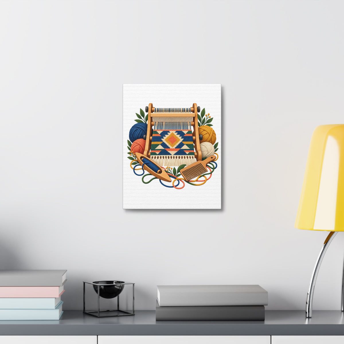 Geometric Hand Weaving Workshop Canvas