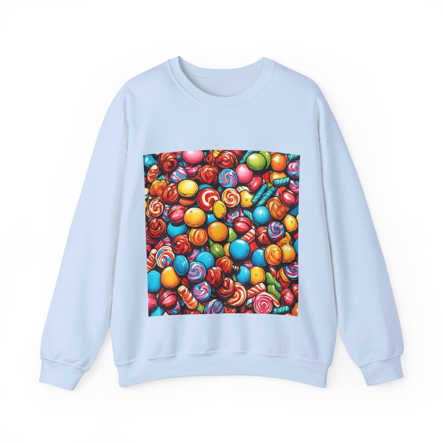 Colorful Candy Pattern Sweets Gift Art Sweatshirt
