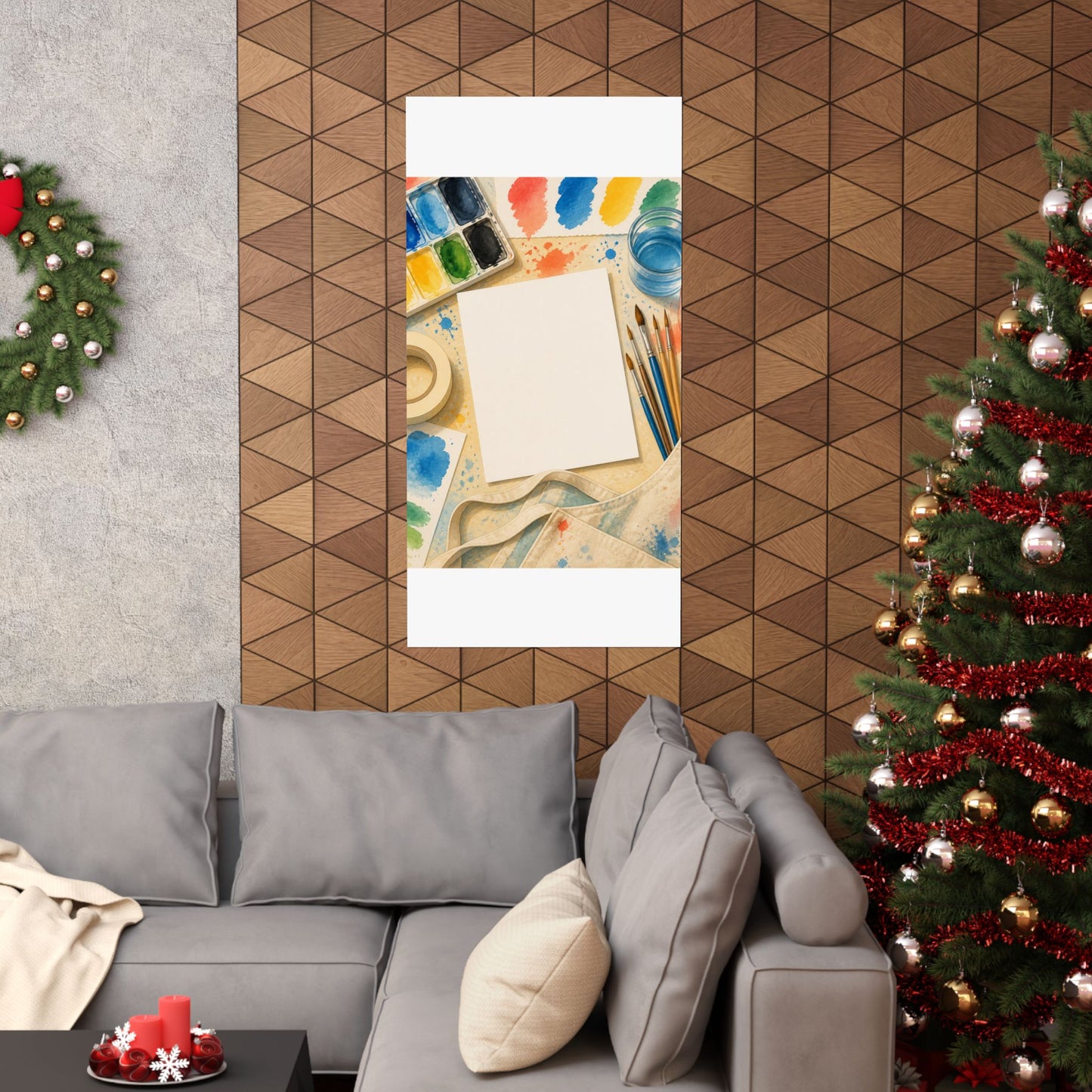 Bright Watercolor Painting Hobby Art Poster