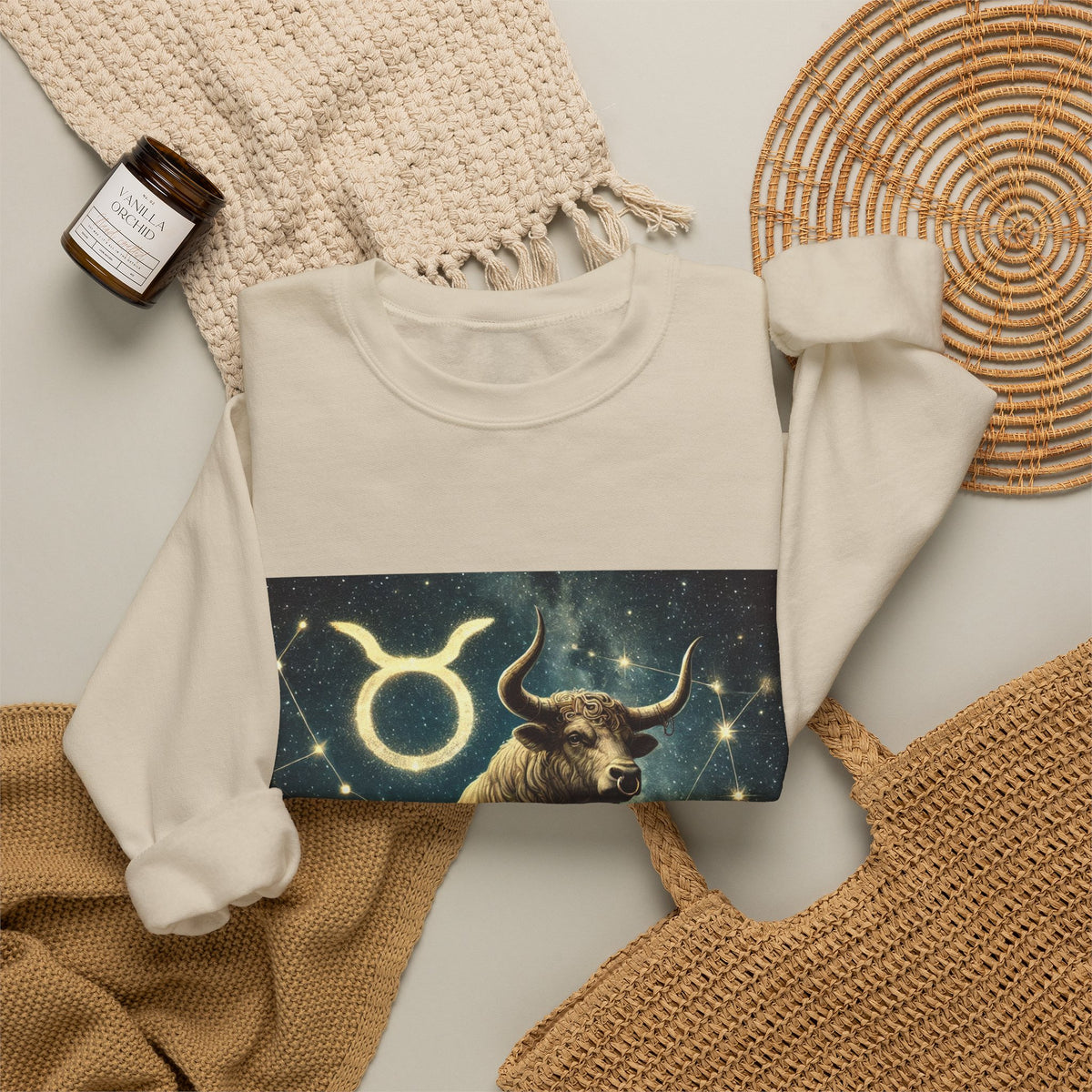 Taurus Bull Constellation Celestial Sweatshirt