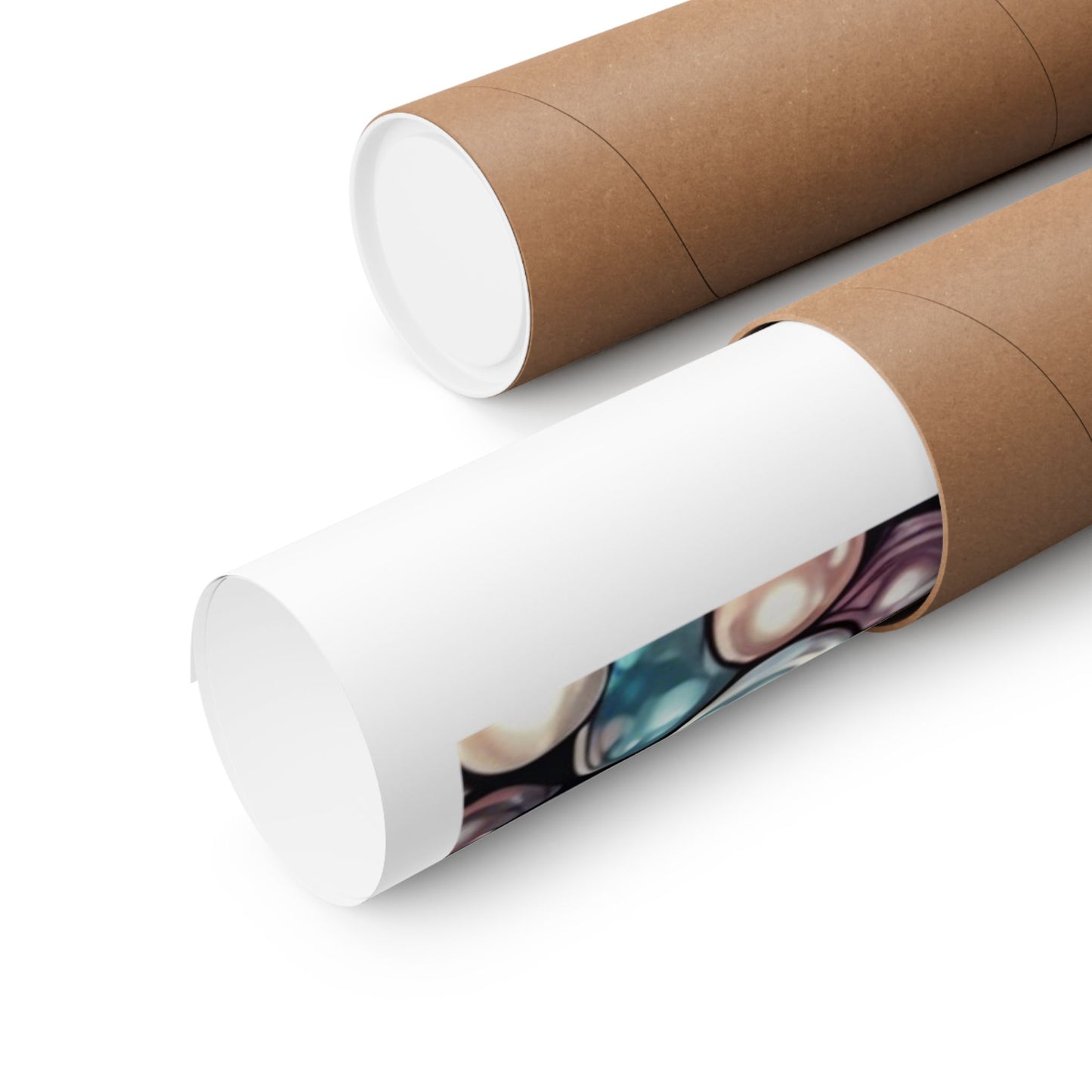 Pearl Bubble Pattern Abstract Gift Art Poster
