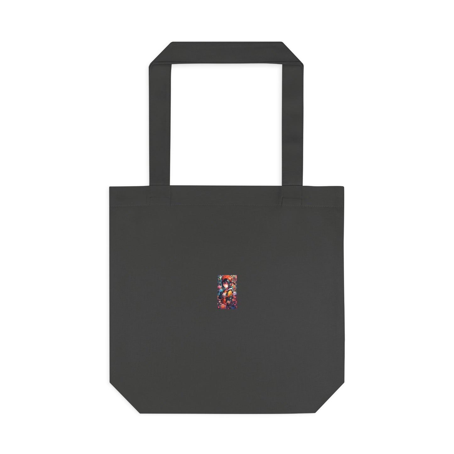Anime Floral Forest Heroine Portrait Flower Tote Bag